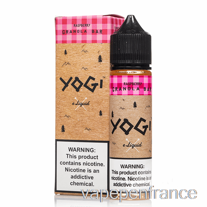 Barre Granola Framboise - E-liquide Yogi - Stylo Vape 60ml 0mg